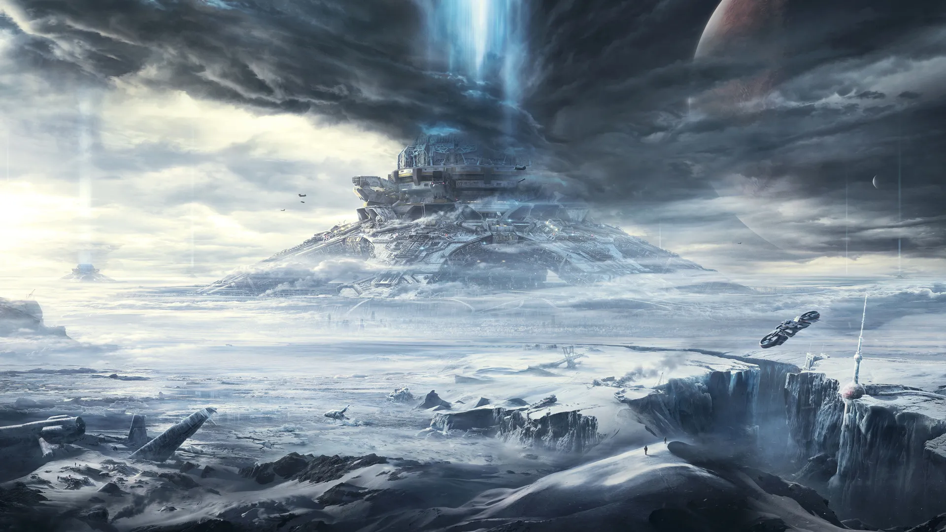 流浪地球AI艺术电影4K壁纸