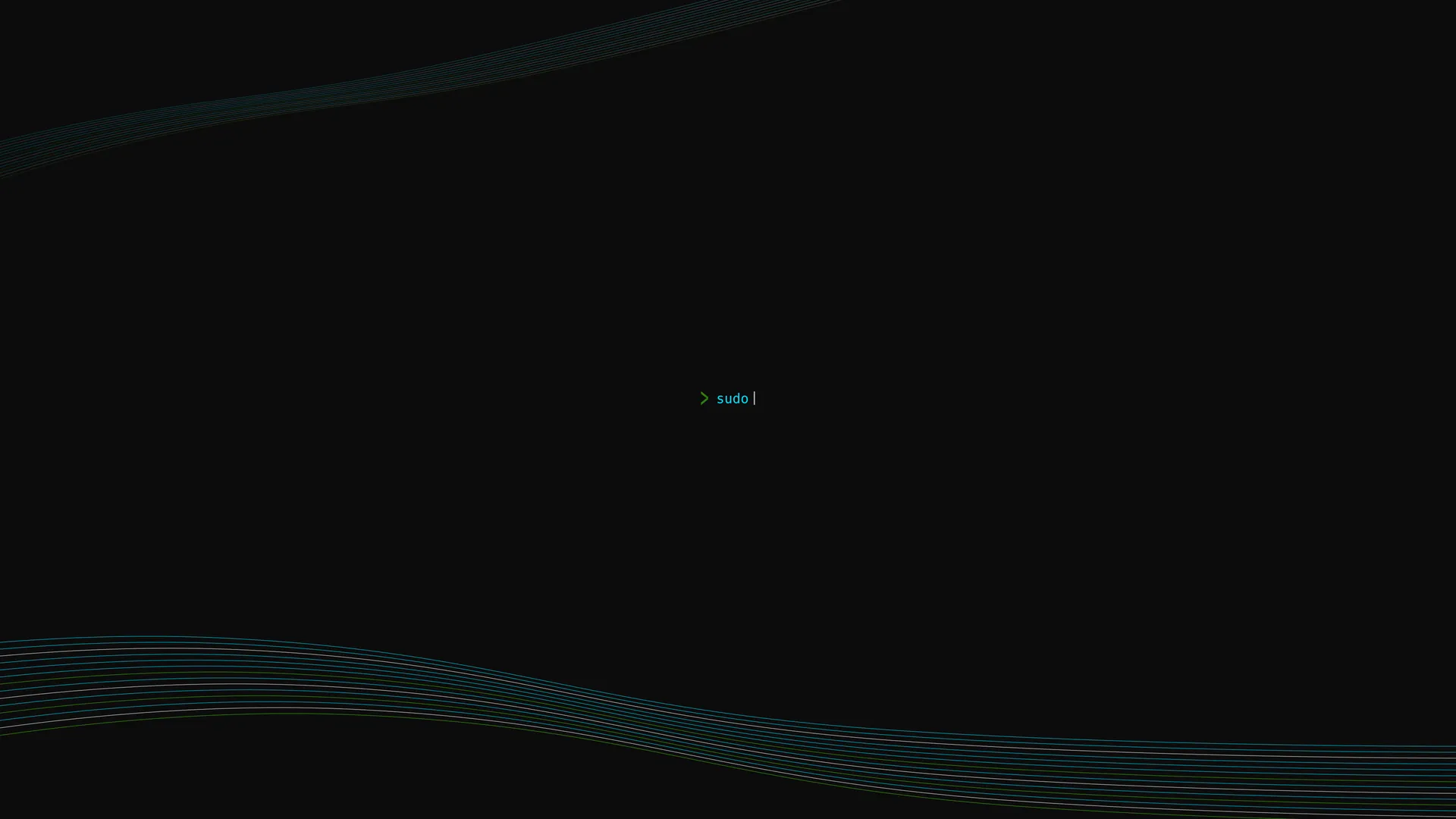 蓝色极简4K黑暗终端壁纸