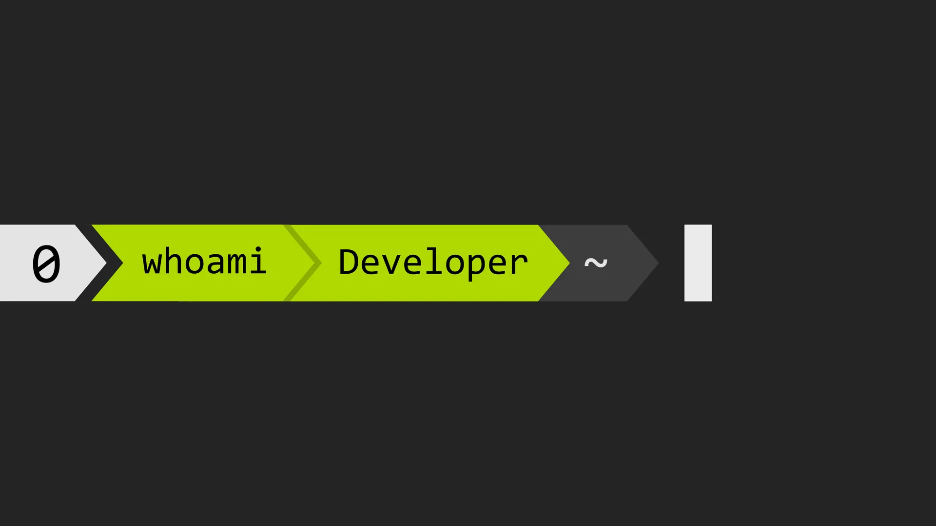 黑色极简4K电脑壁纸：简约开发者终端背景