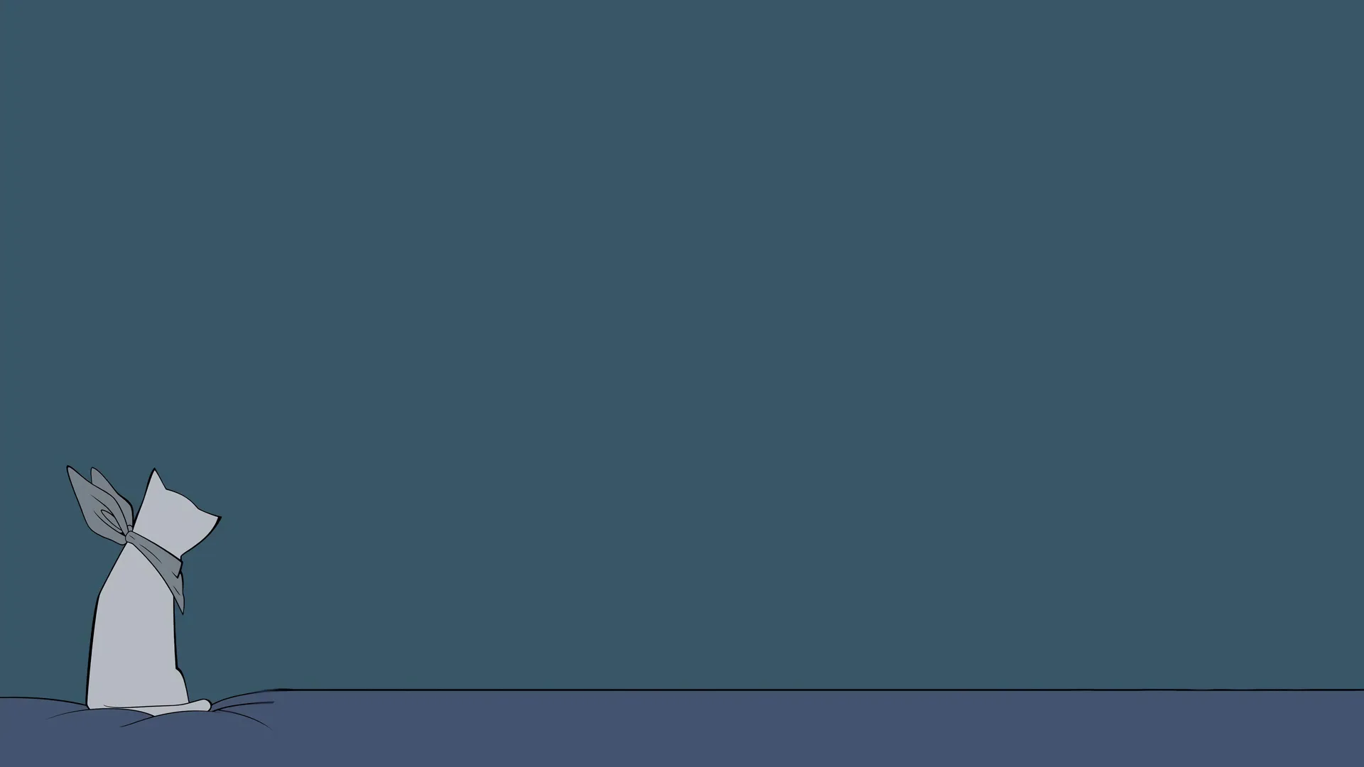 极简治愈系4K猫主题电脑壁纸