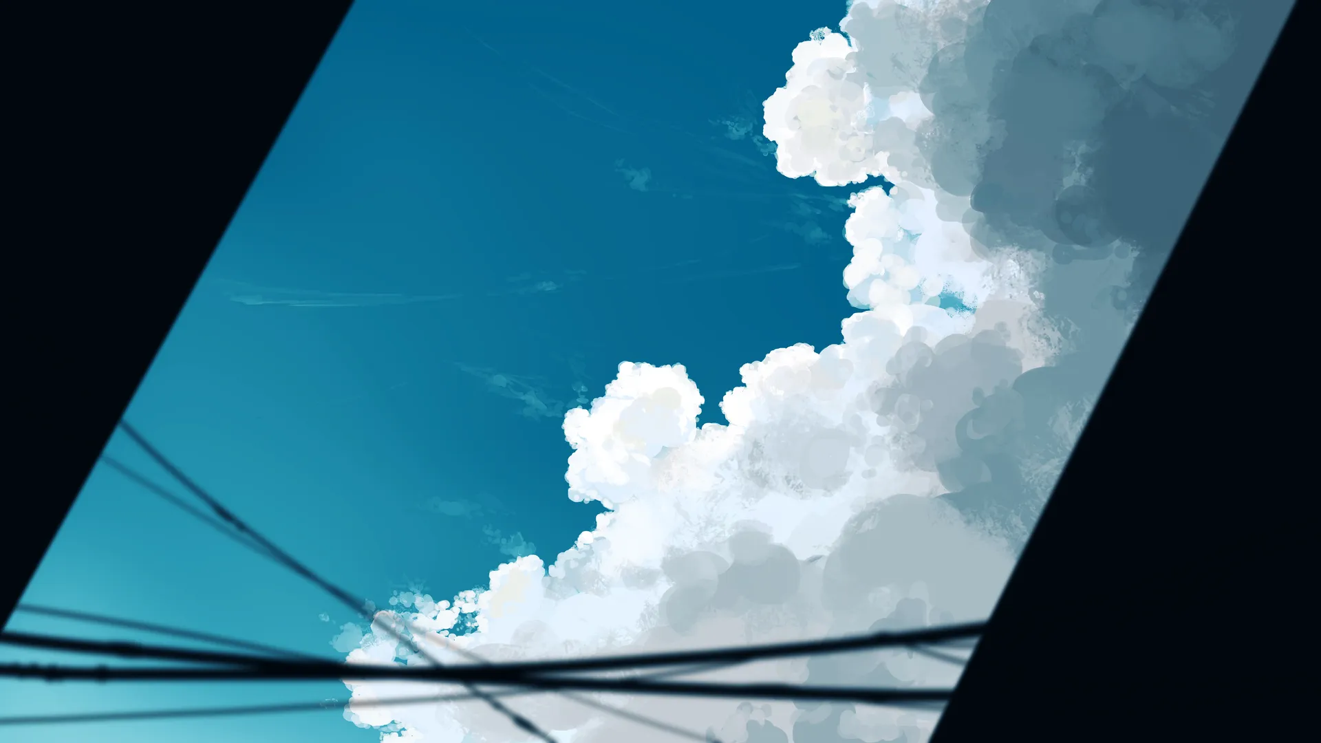 4K极简天空云彩电脑壁纸