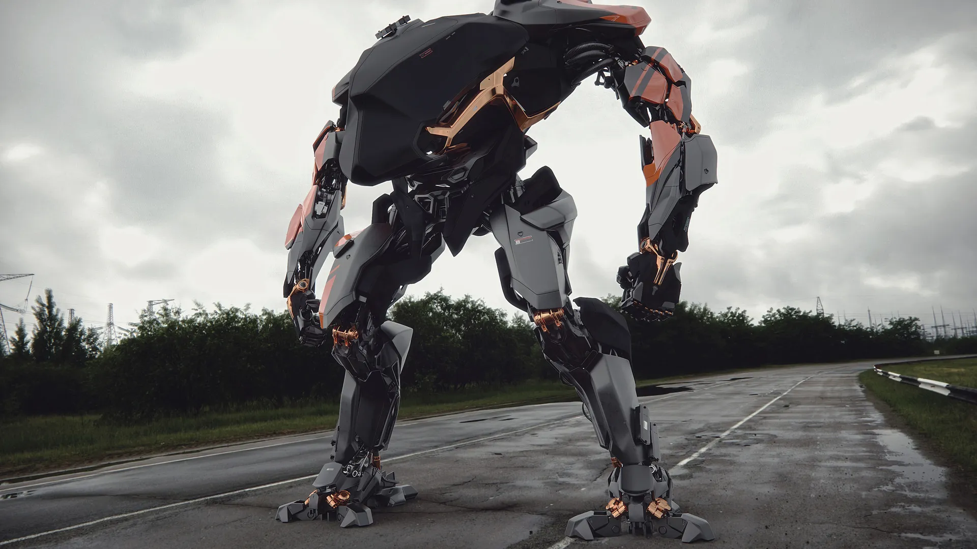 4K机甲科幻壁纸：未来战斗机械