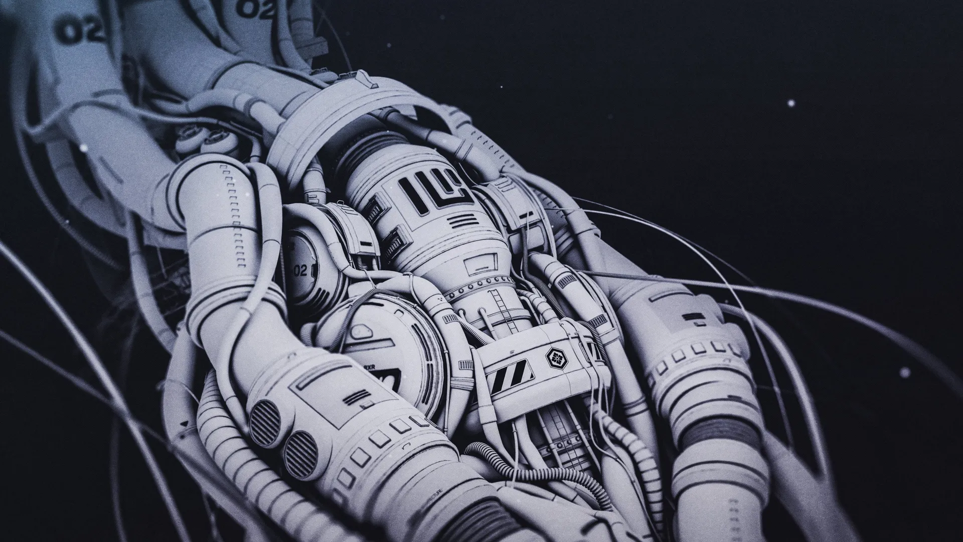 抽象AI艺术异形电影4K壁纸