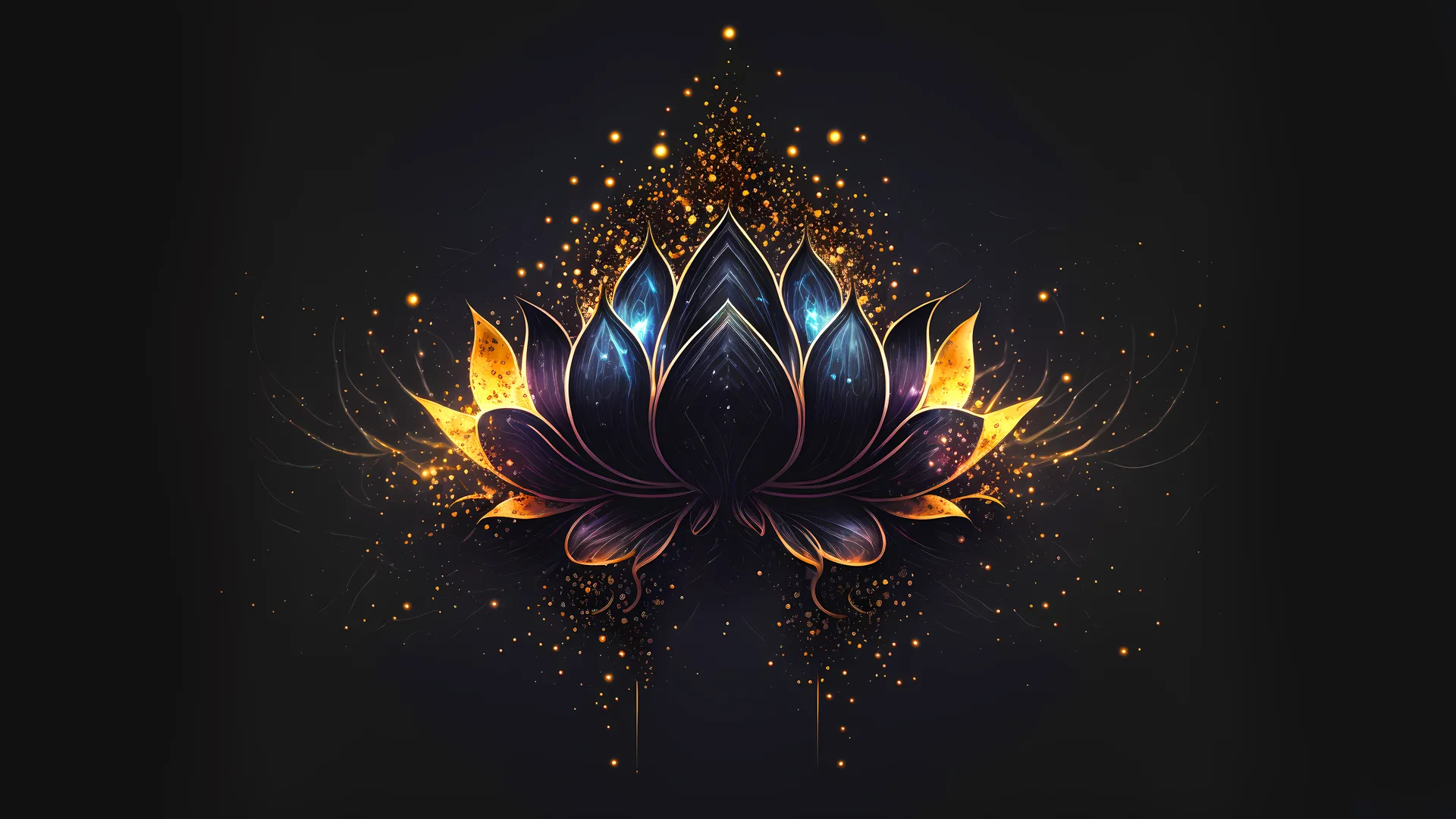 莲花艺术简约8K电脑壁纸