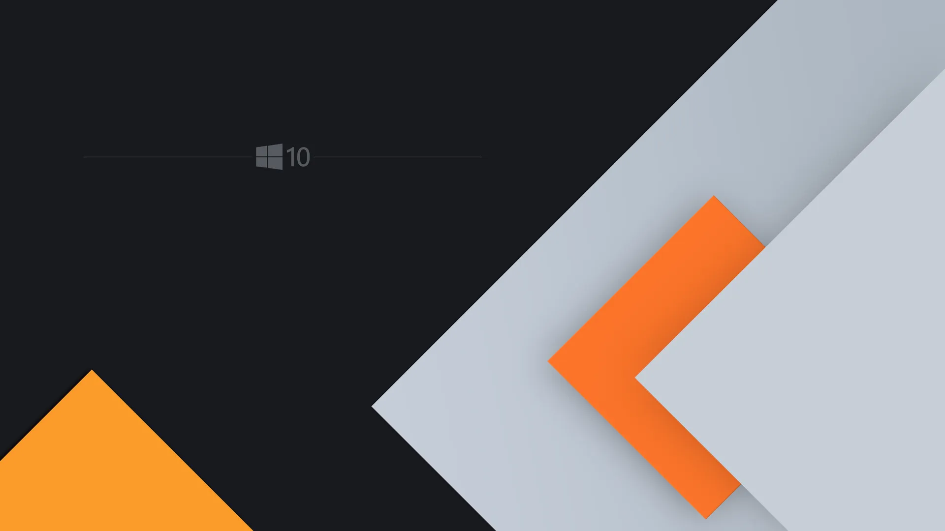 极简几何角徽标4K电脑壁纸