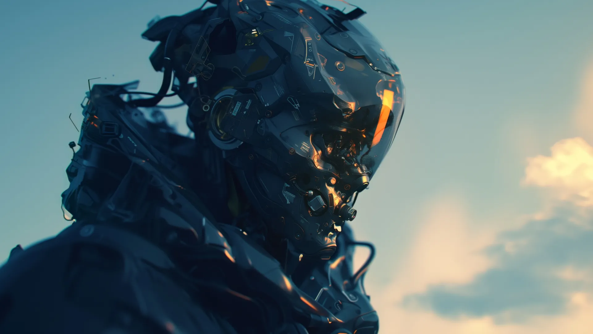 AI艺术赛博朋克4K科幻壁纸