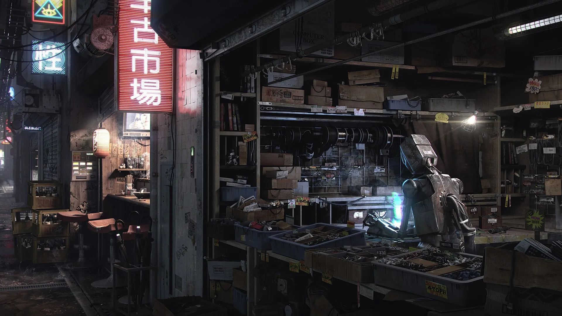 AI艺术：机器人科幻与未来主义