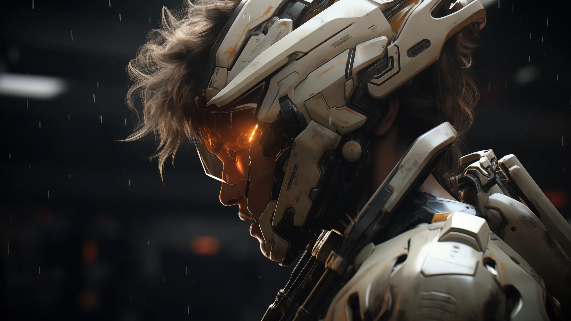 人工智能艺术4K壁纸与机器人插图