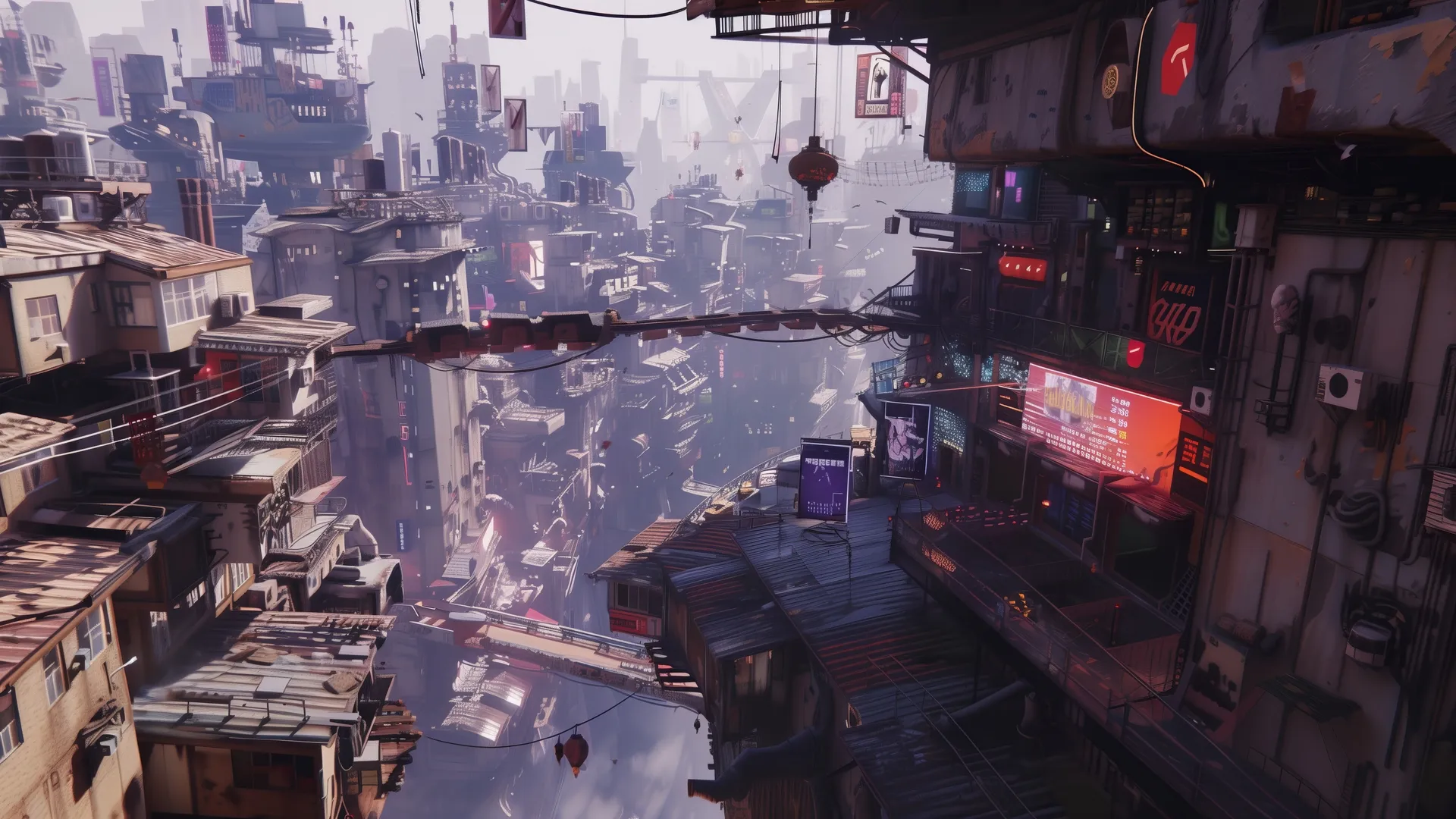 AI科幻城市艺术4K概念壁纸