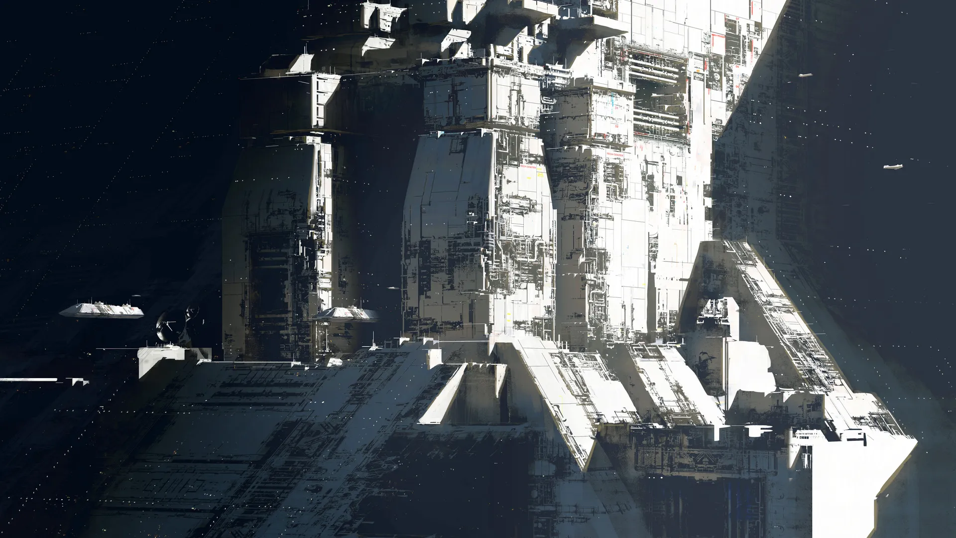 AI科幻建筑4K壁纸