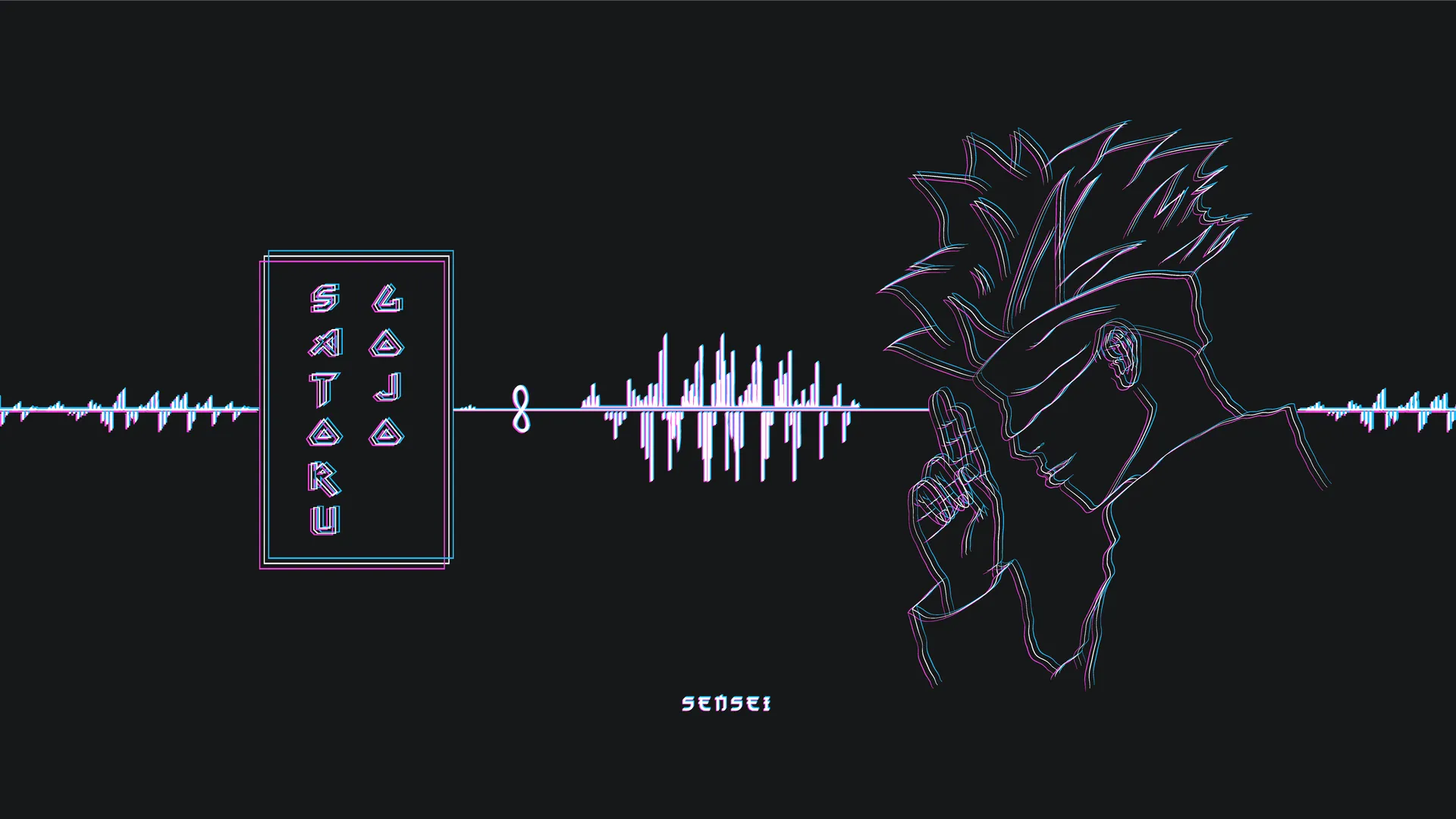 黑色动漫男孩：海森毛刺艺术