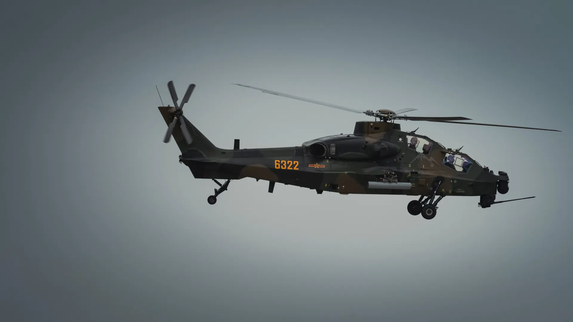 4K军用飞机直升机极简壁纸