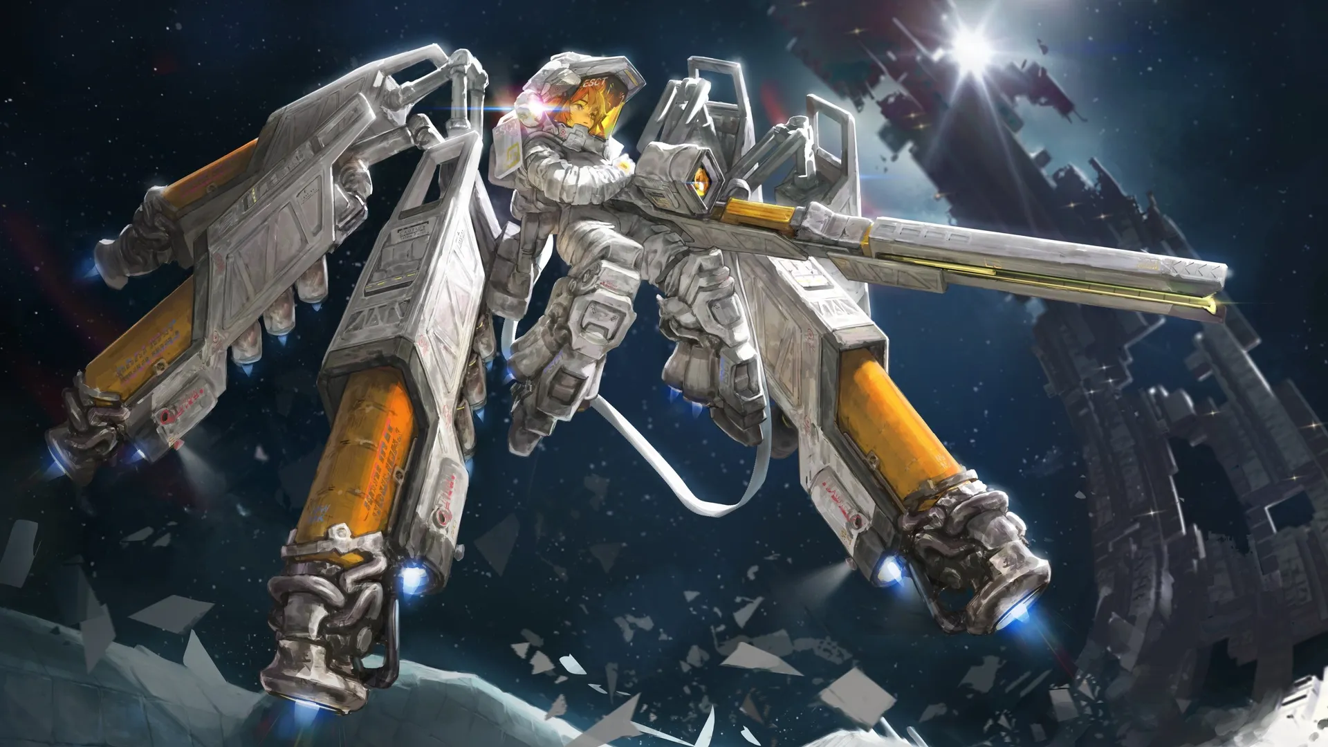 漫威太空武士科幻机器人4K壁纸