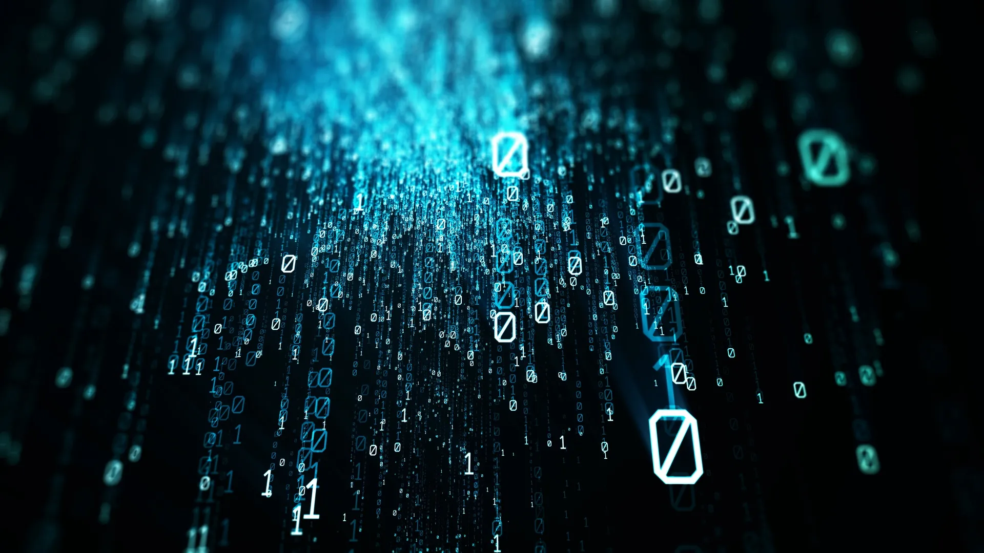 4K抽象AI艺术壁纸 | 青色科技电脑桌面