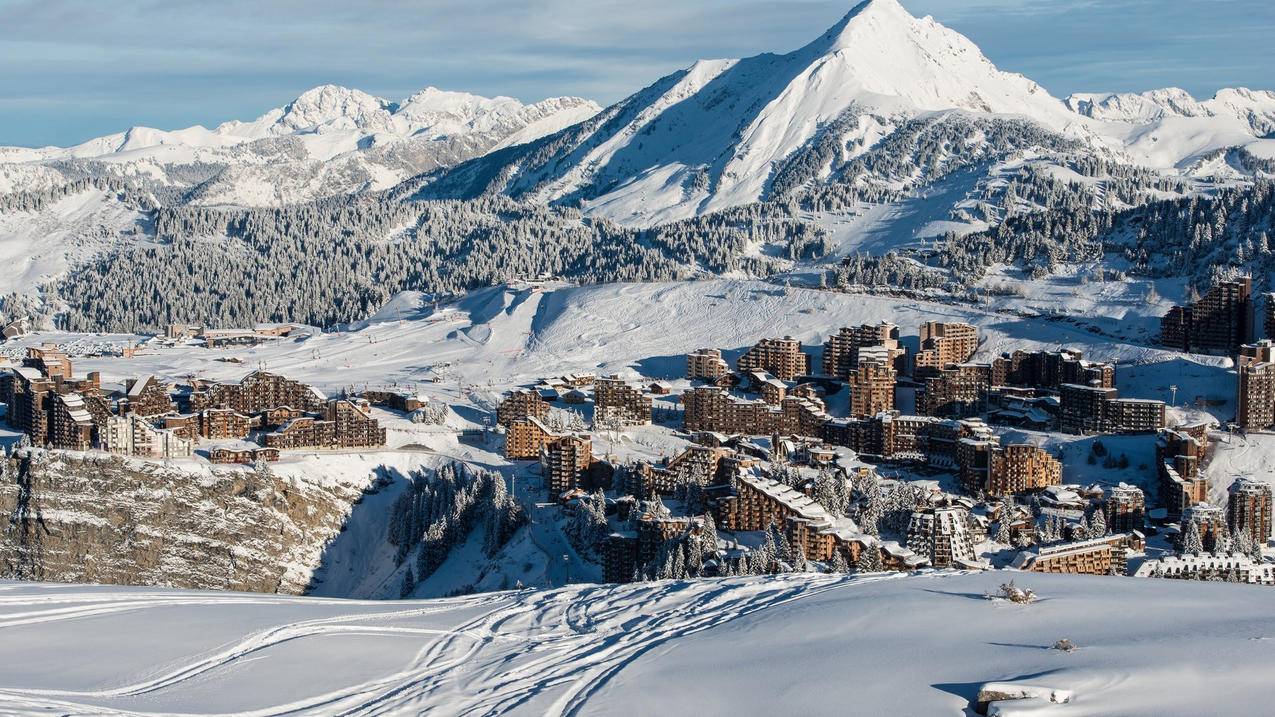 风景自然山川雪山山峰高清壁纸