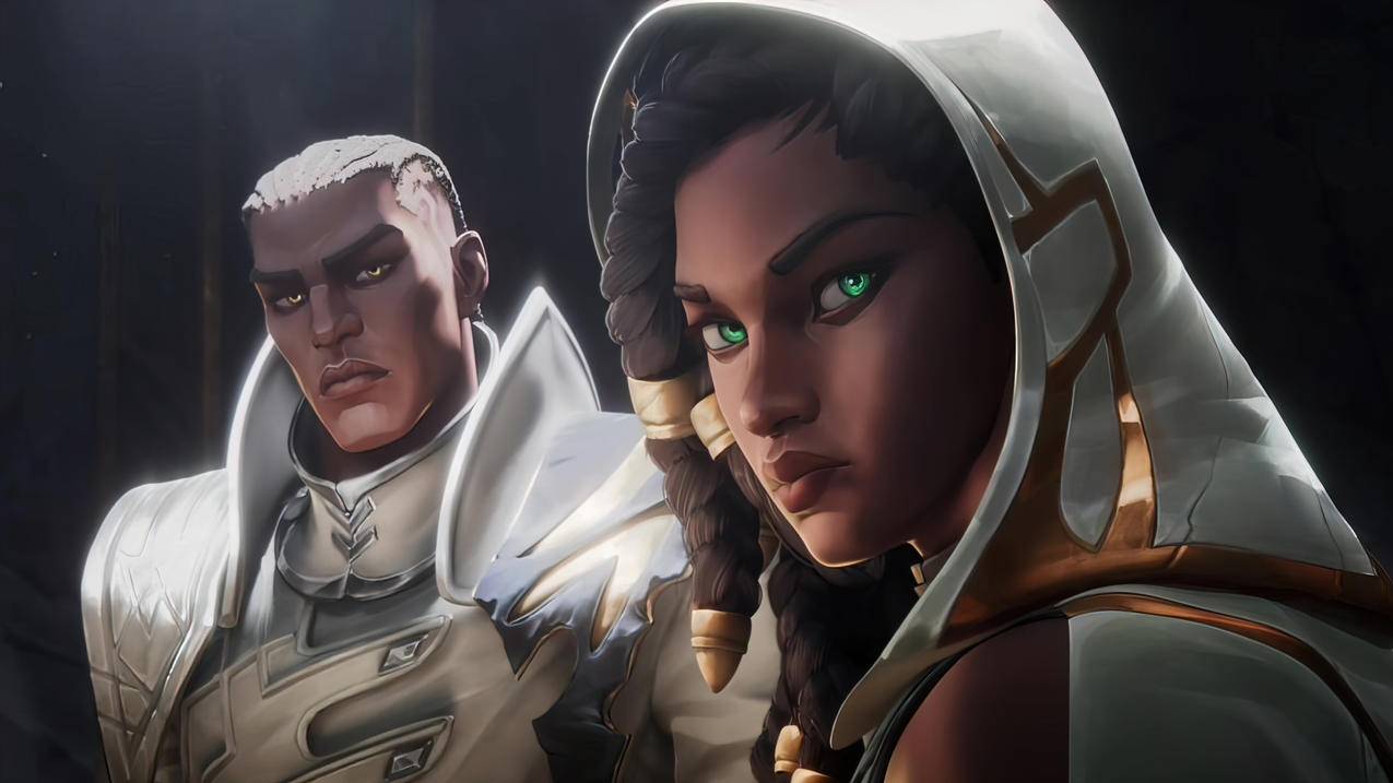 光明哨兵卢锡安赛娜壁纸