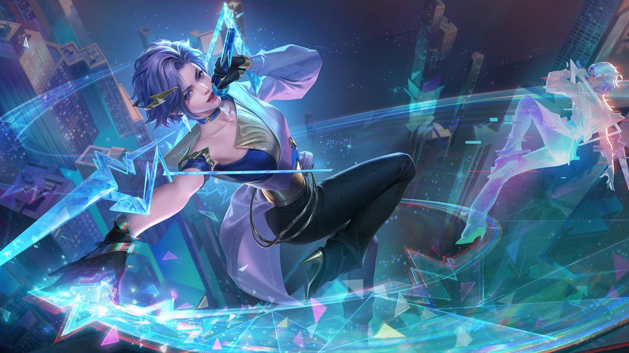 王者荣耀镜真我赫兹4K高清壁纸