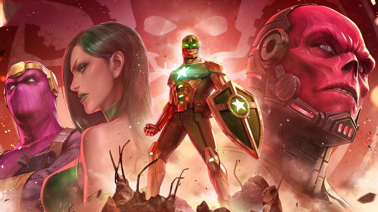 漫威未来之战美国队长4K壁纸