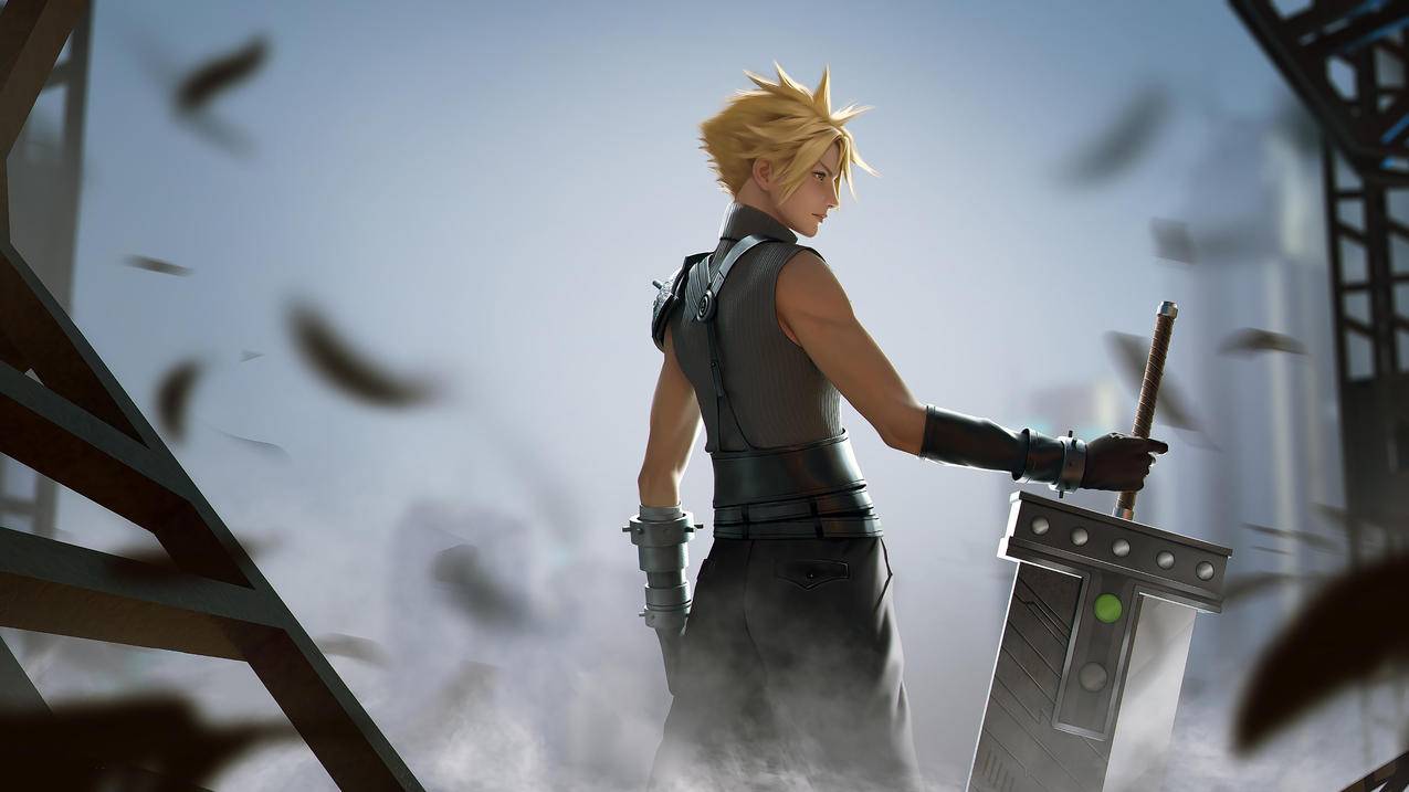 最终幻想7克劳德4K高清壁纸