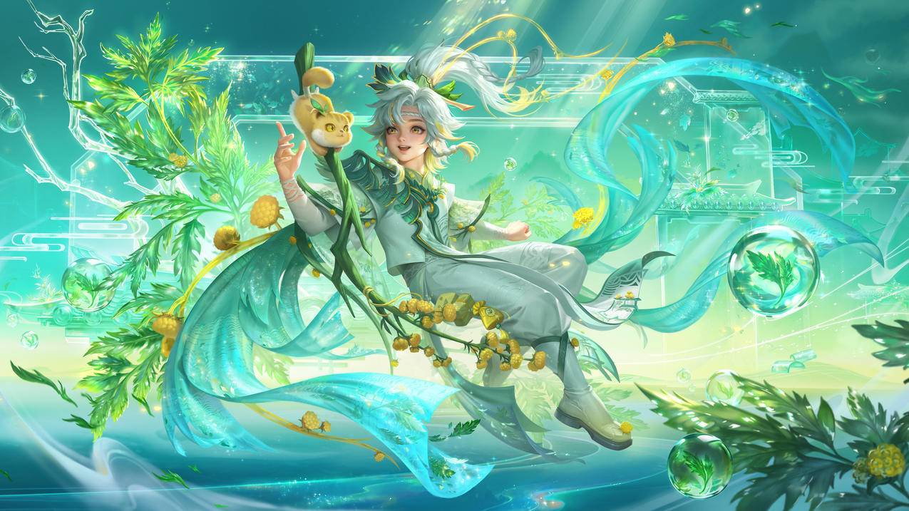 王者荣耀桑启鸣野蒿高清壁纸