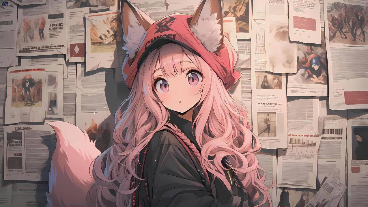 可爱兽耳女孩4K壁纸