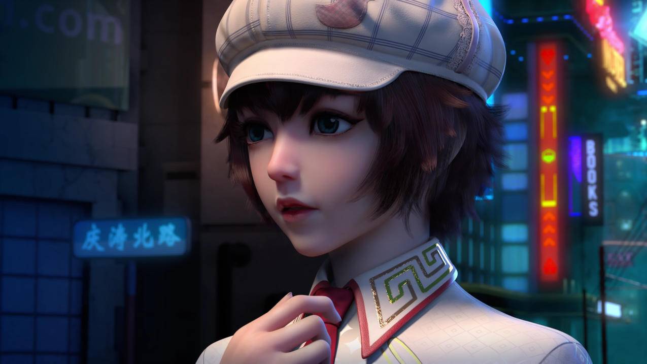 芯觉短发美女壁纸下载