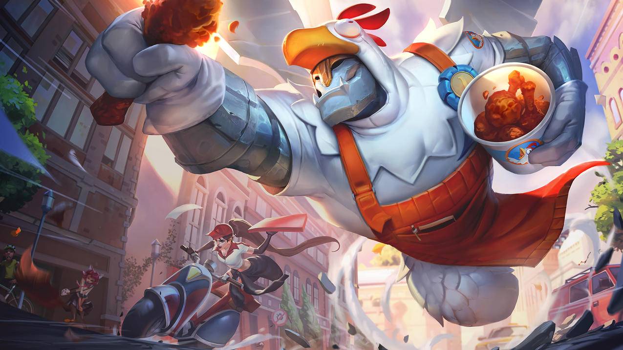 正义巨像加里奥4K英雄联盟壁纸