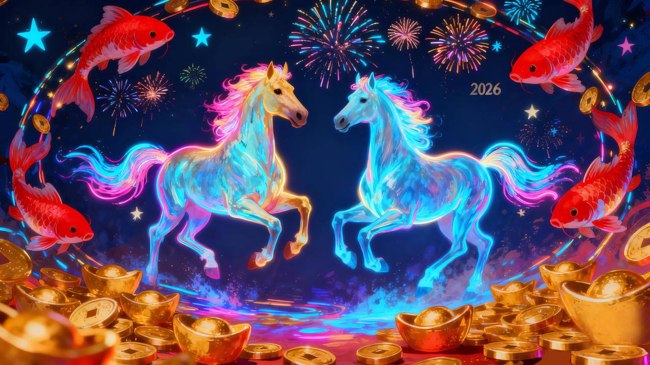 2026马年喜庆节日高清壁纸