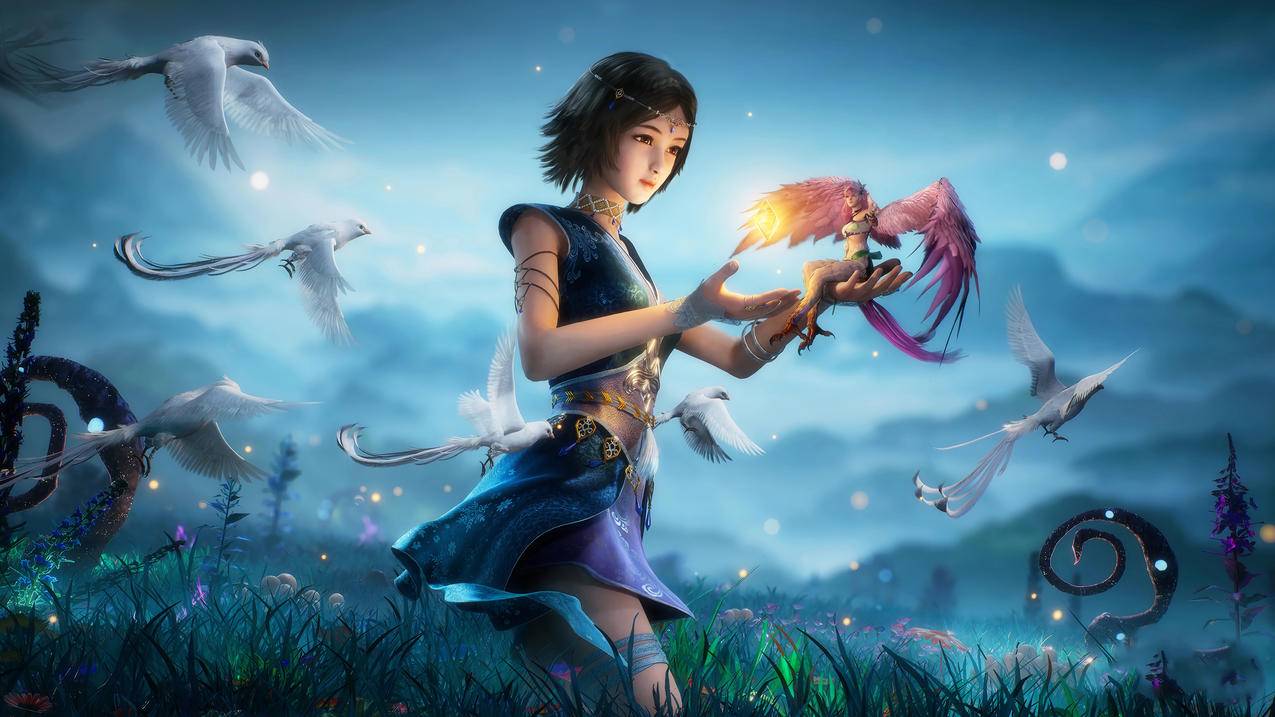 武庚纪白菜4K高清壁纸下载