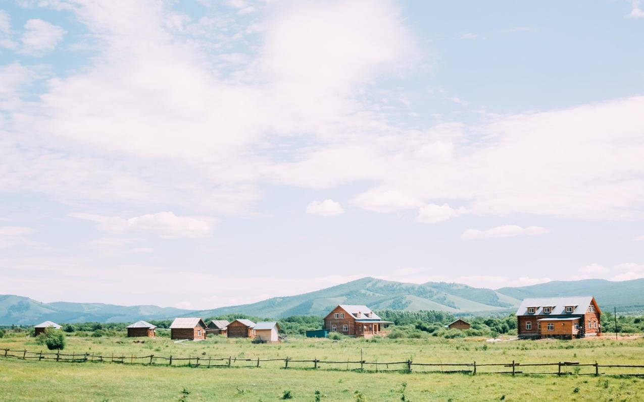 风景草原小清新日系壁纸