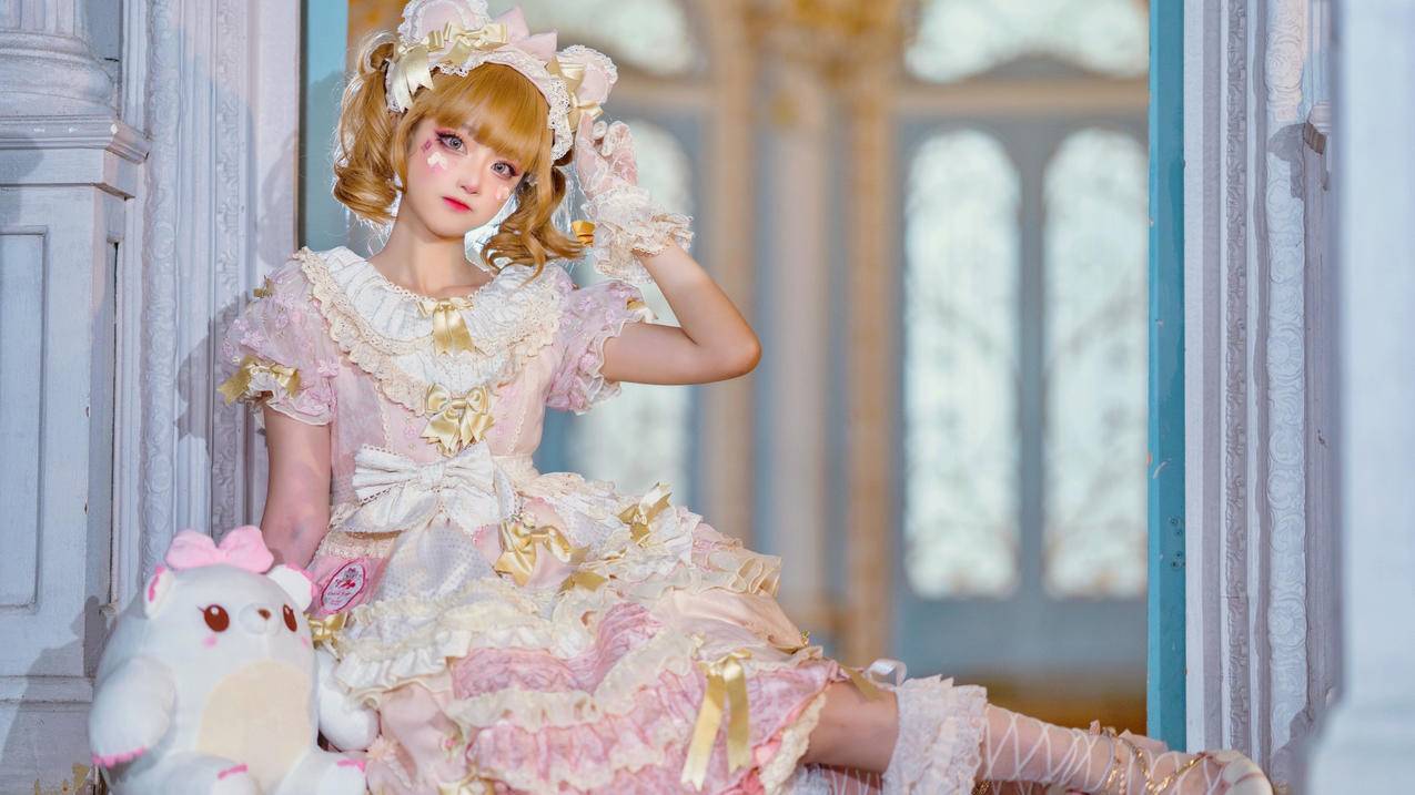 可爱女孩4K壁纸