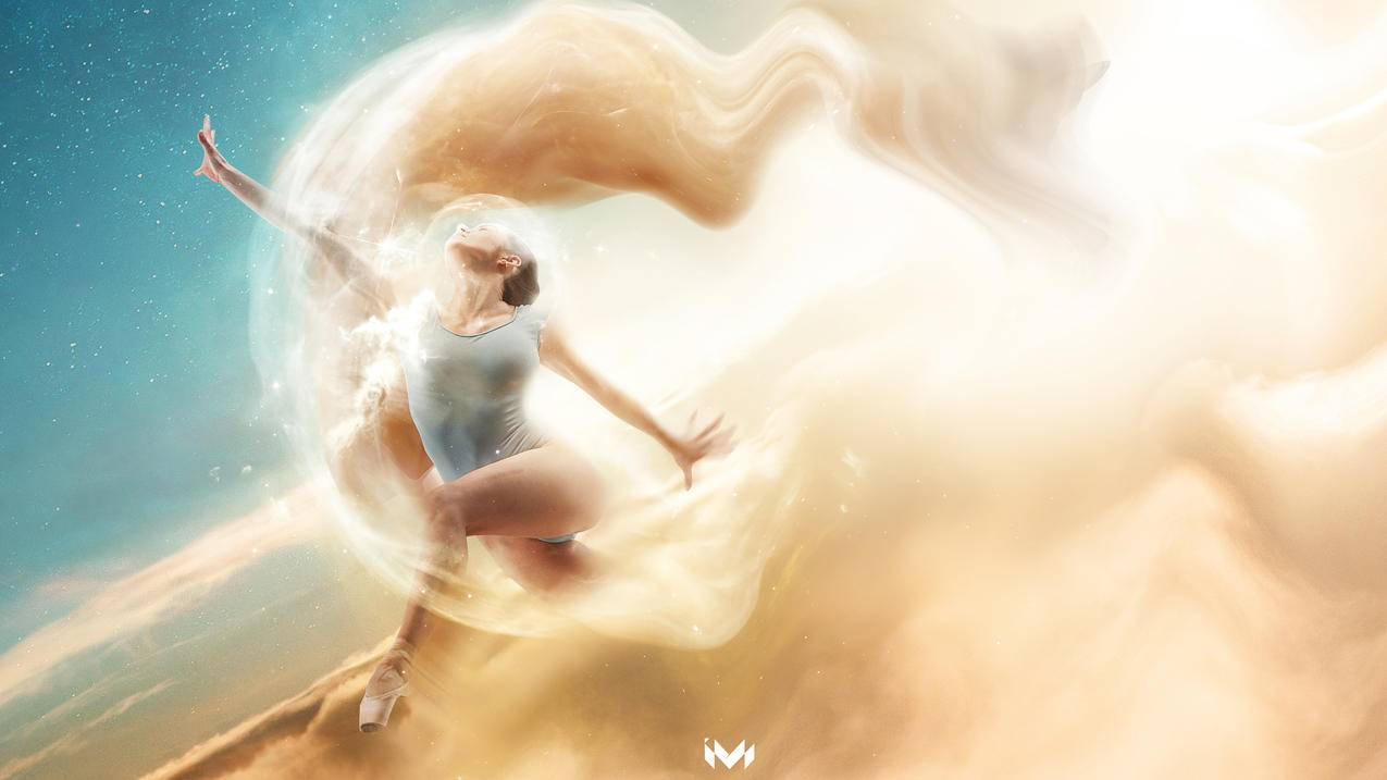 芭蕾舞创意设计4K高清美女壁纸