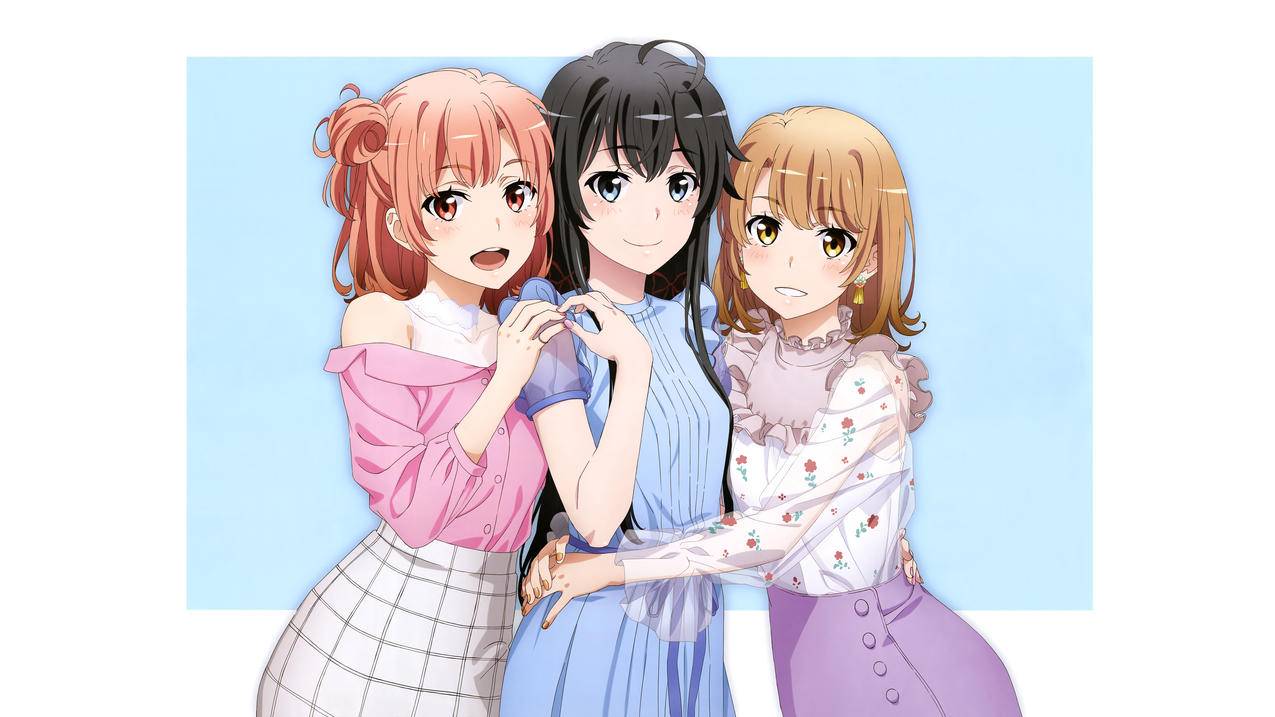 我的青春恋爱物语果然有问题第三季三姐妹壁纸