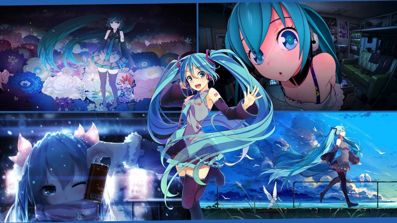 蓝发高清壁纸下载