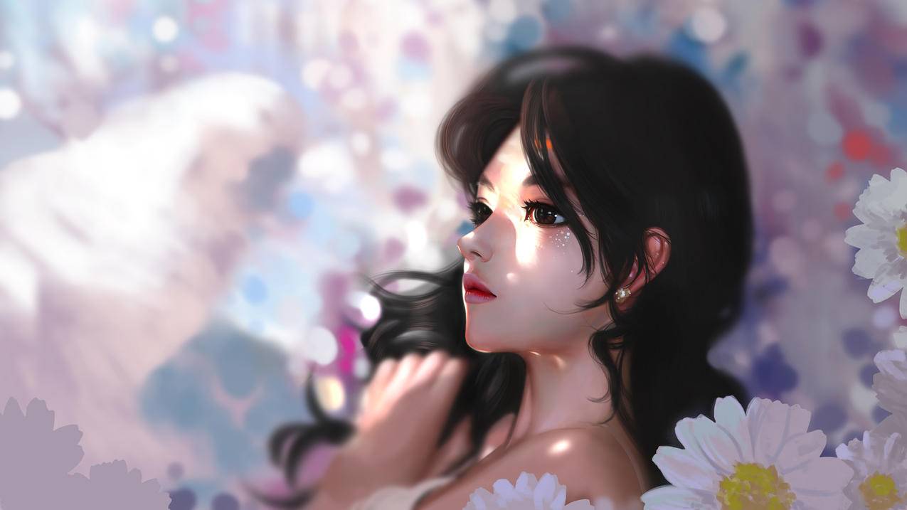 雏菊少女动漫壁纸4K