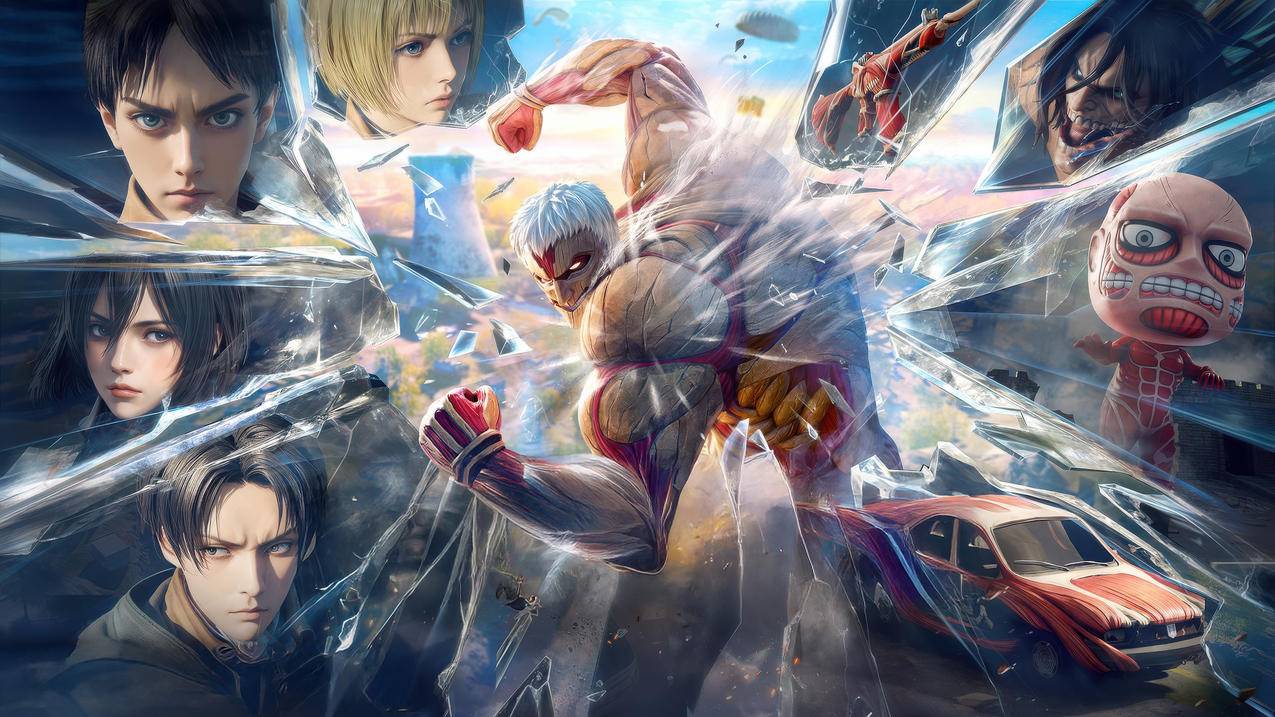 绝地求生进击的巨人4K壁纸