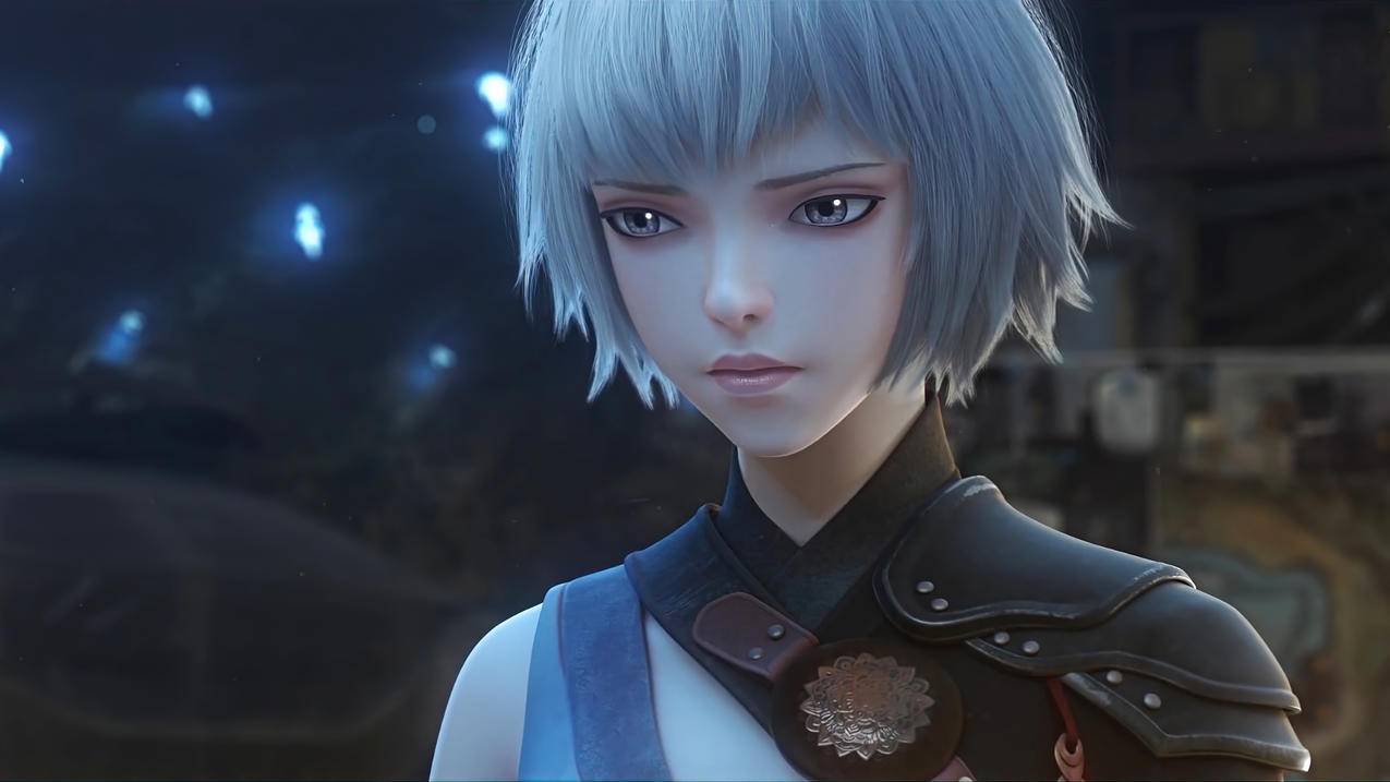 灵笼白月魁4K壁纸桌面手机高清