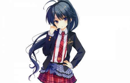 艺术女孩校服4K动漫壁纸