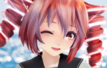 tetO 红眼 红发 4K壁纸