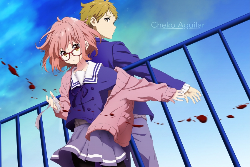 屋顶 天空 云 女孩 男孩