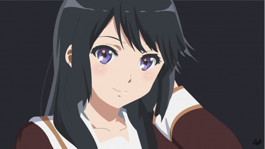 动漫美女矢量图3840x216