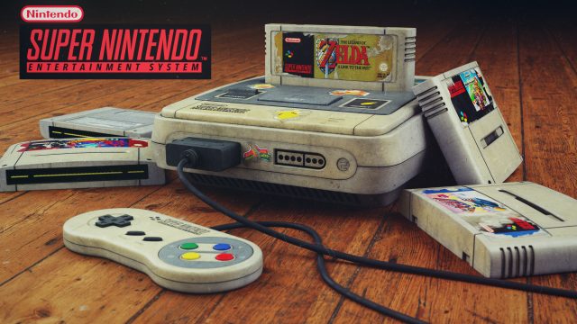 复古游戏机主机：塞尔达马里奥皮卡丘4K壁纸