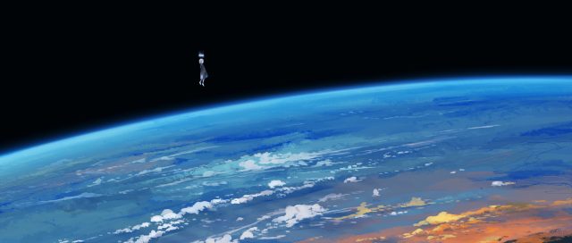 优雅女性数字艺术 4K抽象地球壁纸