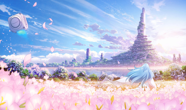 4K科幻动漫壁纸：未来机器人风景