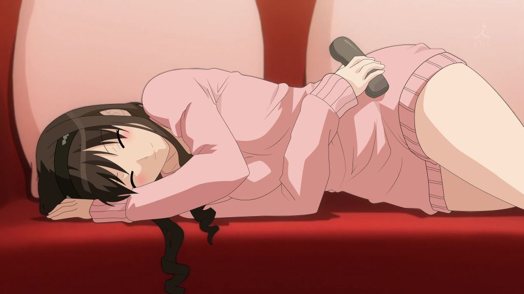 深色发动漫女孩4K壁纸